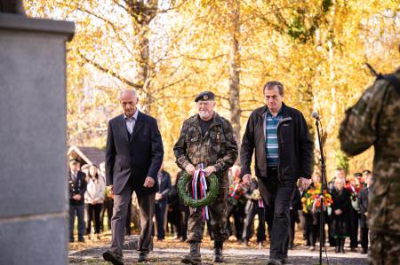 Spominska slovesnost Prvi belokranjski četi 2024 11 foto Uroš Novina